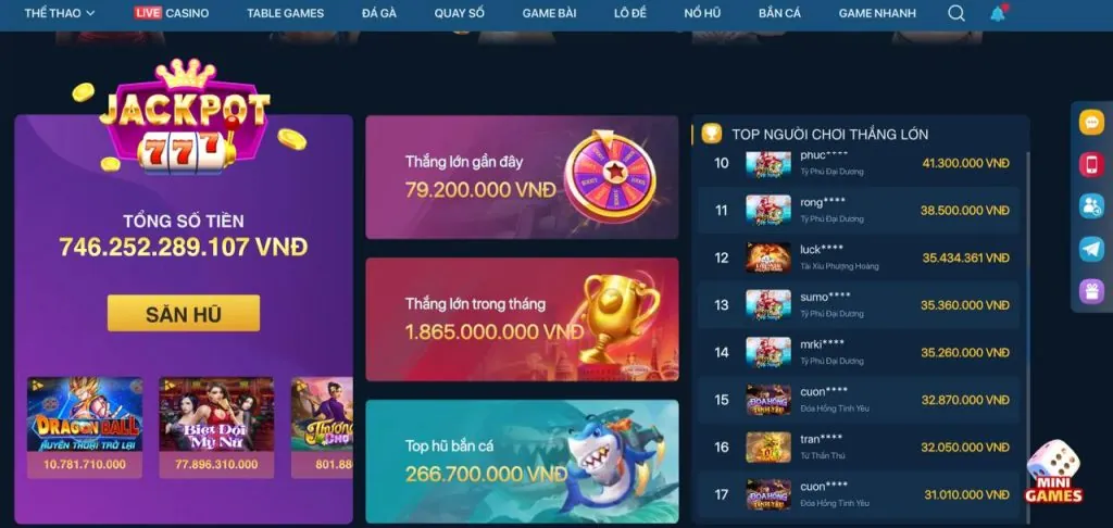 Trải nghiệm game tại 2ubet